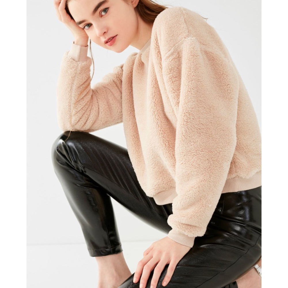 Urban Outfitters Fuzzy Crew Neck Sweatshirt Rare!